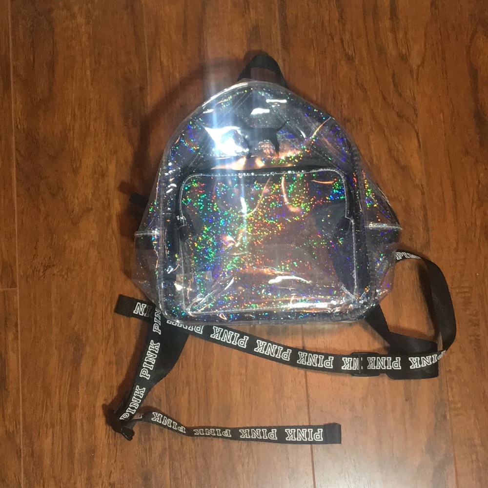 Pink mini backpack